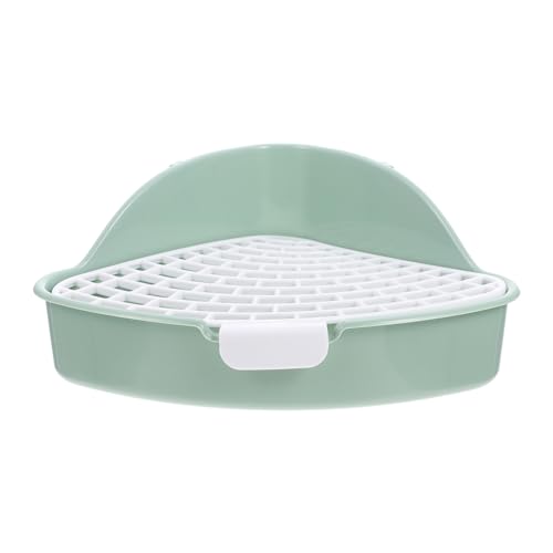 FONDOTIN Zubehoer Kleintier Toilette Für Und Meerschweinchen Dreieckige Kippfeste Katzentoilette Für Kleine Ideal Für Chinchillas Und Andere Nagetiere FONDOTIN Zubehoer Kleintier Toilette Für Und Meerschweinchen Dreieckige Kippfeste Katzentoilette Für Kleine Ideal Für Chinchillas Und Andere Nagetiere von FONDOTIN