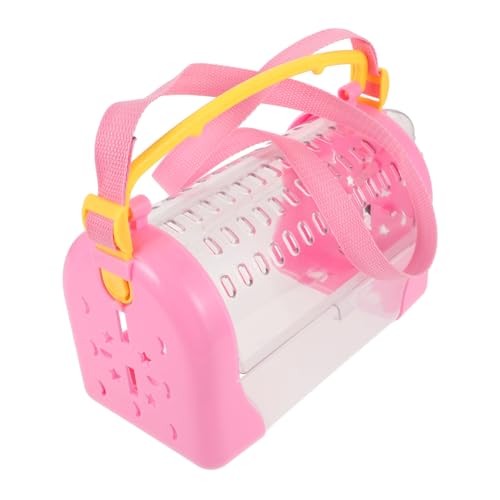FONDOTIN Kleintier Transportbox Tragbarer Hamster Käfig Outdoor Käfig Für Kleine Haustiere Aus Stabilem Material Und Kompakt Für Reisen von FONDOTIN