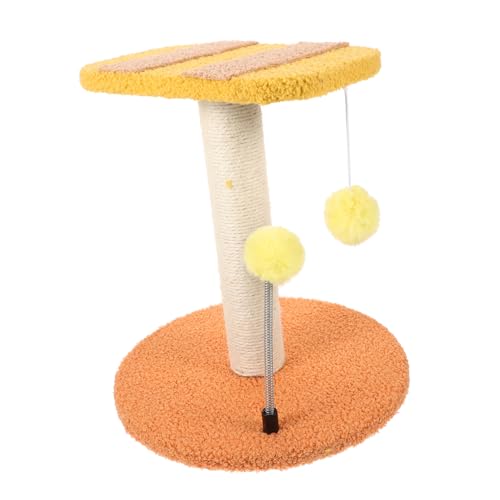 FONDOTIN Stabiler Katzenkratzbaum Im Bienenstil Kletterturm Für Hauskatzen Haustierfreundlich FONDOTIN Stabiler Katzenkratzbaum Im Bienenstil Kletterturm Für Hauskatzen Haustierfreundlich von FONDOTIN