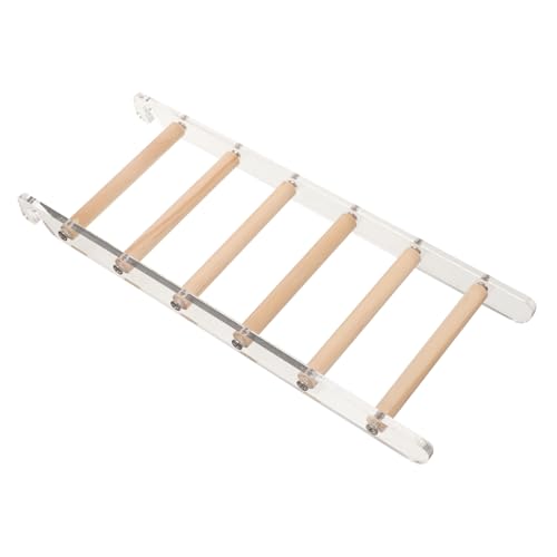 FONDOTIN Vogelspielzeug Für Papageien Lagige Kletterleiter Mit -Design Für Wellensittiche Und Andere Kleine Vögel Fördert Spiel Und Bewegung Im Käfig von FONDOTIN