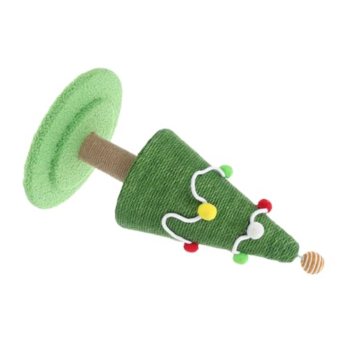 FONDOTIN Kratzbaum Für Katzen: Weihnachtskratzbaum Für Kätzchen Mit Natürlichem Sisal – 53 cm Hoher Katzenkratzbaum – Kratzbaum Im Weihnachtsbaum-Design Mit Buntem Pompom FONDOTIN Kratzbaum Für Katzen: Weihnachtskratzbaum Für Kätzchen Mit Natürlichem Sisal – 53 cm Hoher Katzenkratzbaum – Kratzbaum Im Weihnachtsbaum-Design Mit Buntem Pompom von FONDOTIN