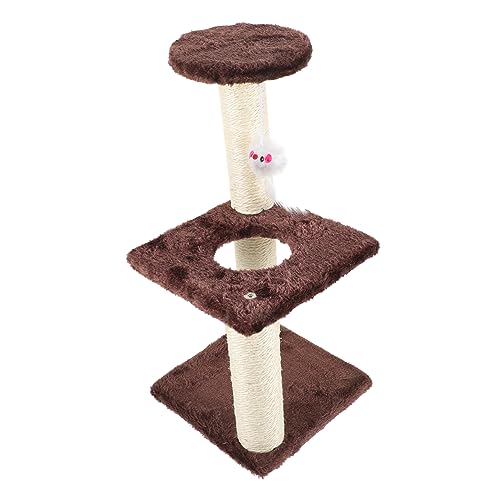 FONDOTIN Klettergerüst Für Katzen Katzenkratzbrett Katzenpfosten Für Wohnungskatzen Krallenspielzeug Für Katzen Wiederverwendbarer Katzenkratzstange Katzenbedarf Pole Haustier Katze MDF FONDOTIN Klettergerüst Für Katzen Katzenkratzbrett Katzenpfosten Für Wohnungskatzen Krallenspielzeug Für Katzen Wiederverwendbarer Katzenkratzstange Katzenbedarf Pole Haustier Katze MDF von FONDOTIN
