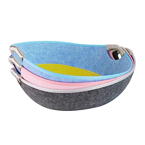 FONDOTIN Katzennest Aus Filz Für Katzen Komfortables Ruhe Nest Für Katzen Pink Mit Zufälligem Farb Kissen Ideal Für Innenbereiche Gemütlicher Rückzugsort Für Ihre Katze FONDOTIN Katzennest Aus Filz Für Katzen Komfortables Ruhe Nest Für Katzen Pink Mit Zufälligem Farb Kissen Ideal Für Innenbereiche Gemütlicher Rückzugsort Für Ihre Katze von FONDOTIN