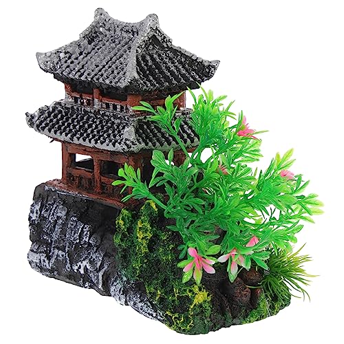 FONDOTIN Kunsthandwerk des Yunhe-Turms Kunstharz Dekoration Aquarium Zubehör Aquarium Kunstharz Zubehör große Aquariendekorationen künstlicher Fisch Aquarienverzierung Fischtankdekor Grey FONDOTIN Kunsthandwerk des Yunhe-Turms Kunstharz Dekoration Aquarium Zubehör Aquarium Kunstharz Zubehör große Aquariendekorationen künstlicher Fisch Aquarienverzierung Fischtankdekor Grey von FONDOTIN