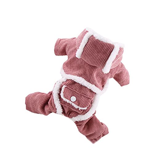 FONDOTIN Layer Cord Pullover Für Haustiere Warmes Dickes Hundekostüm Rosa XL Für Kleine Bis Mittelgroße Für Outdoor Aktivitäten Und Gemütliche FONDOTIN Layer Cord Pullover Für Haustiere Warmes Dickes Hundekostüm Rosa XL Für Kleine Bis Mittelgroße Für Outdoor Aktivitäten Und Gemütliche von FONDOTIN