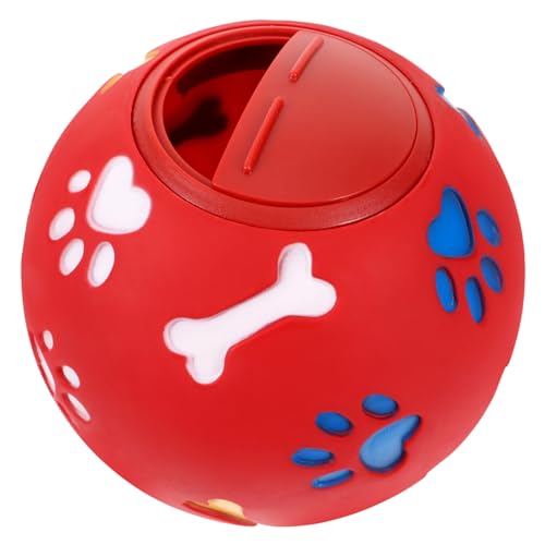 FONDOTIN Leckendes Spielzeug Für Haustiere Interaktives Ballspielzeug Für Hunde Leckerlispender Für Katzen Hundefutterball Hundefutter Ball Interaktiver Plastik Fütterung Snacks Für Katzen von FONDOTIN