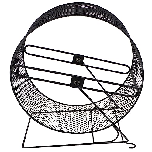 FONDOTIN Lustiges Hamster-laufrad Spielzeug Leises Eisenrad Für Haustierübungen Schwarz 26 Zoll Für Eichhörnchen FONDOTIN Lustiges Hamster-laufrad Spielzeug Leises Eisenrad Für Haustierübungen Schwarz 26 Zoll Für Eichhörnchen von FONDOTIN