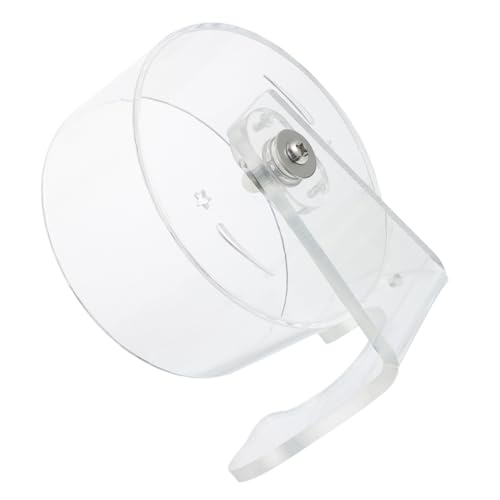 FONDOTIN Leises Hamsterrad Transparent Laufrad mit Ständer Kleintier Übungsrad für Hamster Mäuse Rennmäuse Käfigzubehör Robust Langlebig und Klar für Kleine Haustiere von FONDOTIN