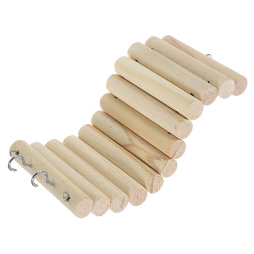 FONDOTIN Hamsterleiter Holzleiter für Kleine Haustiere Mehrzweckzaun mit Runden Kanten Sicher und Platzsparend für Hamster und Kleintiere FONDOTIN Hamsterleiter Holzleiter für Kleine Haustiere Mehrzweckzaun mit Runden Kanten Sicher und Platzsparend für Hamster und Kleintiere von FONDOTIN
