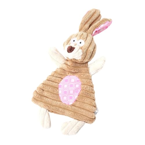 FONDOTIN Hundespielzeug Plüsch Molar Spielzeug Cartoon Tierform Quietschendes Interaktives Spielzeug Für Hunde Lernspielzeug Für Zuhause Rosa Hase Hellbraun FONDOTIN Hundespielzeug Plüsch Molar Spielzeug Cartoon Tierform Quietschendes Interaktives Spielzeug Für Hunde Lernspielzeug Für Zuhause Rosa Hase Hellbraun von FONDOTIN