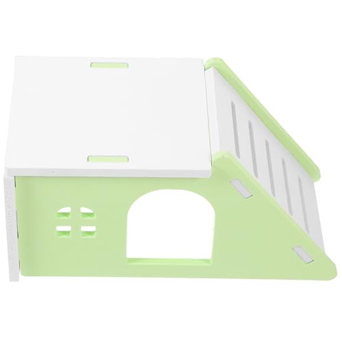 FONDOTIN Meerschweinchen-Labyrinth Hasenversteck Kaninchenstall Igel Bett meerschweinchen Bett Hamsterkäfig groß Rattenversteck aus Holz dekoratives Rattenversteck zartes Rattenversteck PVC von FONDOTIN
