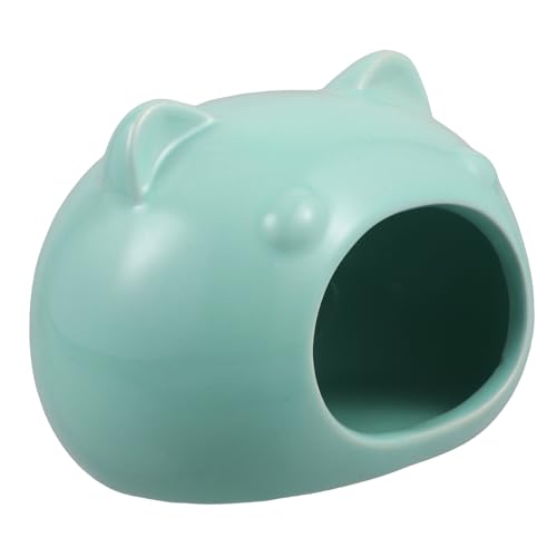 FONDOTIN Hamster Gehege Keramisches Hamsterversteck Niedliches Und Komfortables Für Kleine Für Hamster Und Meerschweinchen Sanftem Hellblau Ideal Für Nagetiere Tierbedarf FONDOTIN Hamster Gehege Keramisches Hamsterversteck Niedliches Und Komfortables Für Kleine Für Hamster Und Meerschweinchen Sanftem Hellblau Ideal Für Nagetiere Tierbedarf von FONDOTIN