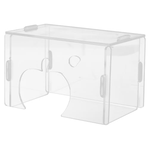 FONDOTIN Meerschweinchenhaus Transparentes Versteck Für Hamster Chinchilla Kleine Haustiere Geräumig Abnehmbar Zu Reinigen Für Rennmäuse Und Rattenlebensräume FONDOTIN Meerschweinchenhaus Transparentes Versteck Für Hamster Chinchilla Kleine Haustiere Geräumig Abnehmbar Zu Reinigen Für Rennmäuse Und Rattenlebensräume von FONDOTIN