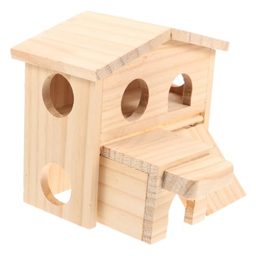 FONDOTIN Holz Chinchilla Hamster Burg Multi-Deck Ratte Zimmer Haustier Hütte FONDOTIN Holz Chinchilla Hamster Burg Multi-Deck Ratte Zimmer Haustier Hütte von FONDOTIN