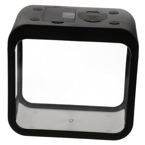 FONDOTIN Mini Aquarium mit Beleuchtung Transparentes Kleines Fischbecken mit Integriertem Licht Vielseitig als Brutkasten und Dekoratives Mini Becken für Aquarienliebhaber Leicht zu von FONDOTIN