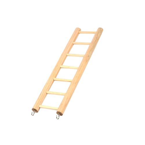 FONDOTIN Minileiter Für Papageien Hamster Holzleiter Für Kleintiere Stufiges Kletterspielzeug Für Aktives von FONDOTIN