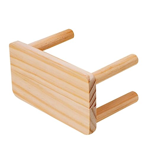 FONDOTIN Multifunktionaler Hamstertisch aus Holz der Güteklasse Hamster Kletterplattform Leiter für Hamsterkäfig S Hamster FONDOTIN Multifunktionaler Hamstertisch aus Holz der Güteklasse Hamster Kletterplattform Leiter für Hamsterkäfig S Hamster von FONDOTIN