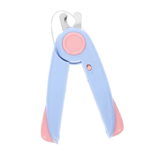 FONDOTIN Nagelschere für Haustiere Zehennagel Cutter Nagelknipser für Hunde mit Licht Klaue Haustier nageltrimmer Haustier Nagelschere Katzenschermaschine Katzennagelschneider Abs Sky-Blue FONDOTIN Nagelschere für Haustiere Zehennagel Cutter Nagelknipser für Hunde mit Licht Klaue Haustier nageltrimmer Haustier Nagelschere Katzenschermaschine Katzennagelschneider Abs Sky-Blue von FONDOTIN