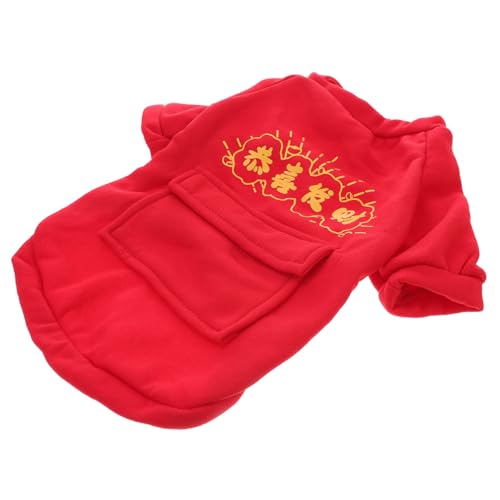 FONDOTIN Neujahrs Hundepullover Haustierkostüm Warm Leichter Wintermantel für Mittelgroße Hunde und Katzen Niedliches Zwei Bein Outfit Komfortabel und Einfach Anzuziehen FONDOTIN Neujahrs Hundepullover Haustierkostüm Warm Leichter Wintermantel für Mittelgroße Hunde und Katzen Niedliches Zwei Bein Outfit Komfortabel und Einfach Anzuziehen von FONDOTIN