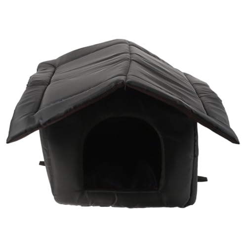 FONDOTIN Haustierhöhlenbett Wetterfestes Hunde- Und Katzenhaus Für Den Außenbereich Isolierter Und Warmer Unterschlupf FONDOTIN Haustierhöhlenbett Wetterfestes Hunde- Und Katzenhaus Für Den Außenbereich Isolierter Und Warmer Unterschlupf von FONDOTIN