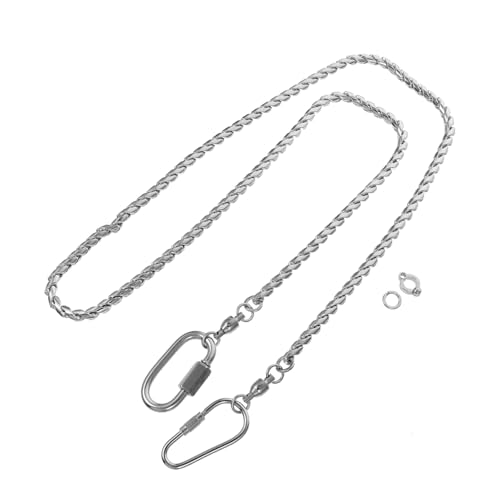 FONDOTIN Vogel-fußkette Edelstahl für Papageien Sicher für Ziervögel Modisch FONDOTIN Vogel-fußkette Edelstahl für Papageien Sicher für Ziervögel Modisch von FONDOTIN