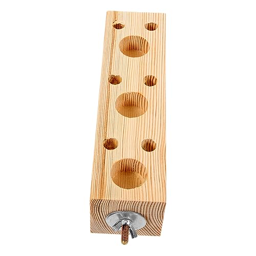 FONDOTIN Papageien-sitzstange Papageien-Spielzeug Für Die Nahrungssuche Übung Holz Vogel-kauspielzeug Natürlicher Vogelkäfig-Stick Und Mittelgroße Vögel FONDOTIN Papageien-sitzstange Papageien-Spielzeug Für Die Nahrungssuche Übung Holz Vogel-kauspielzeug Natürlicher Vogelkäfig-Stick Und Mittelgroße Vögel von FONDOTIN
