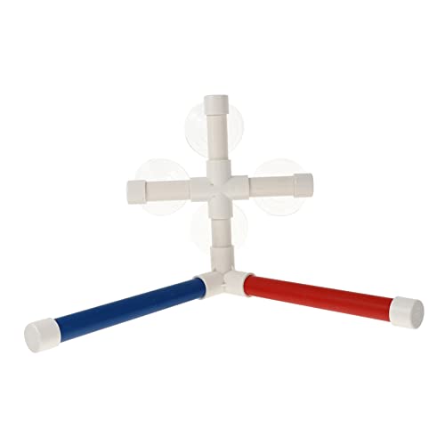 FONDOTIN Papagei-badeständer Vogeldusche Sitzstange Nymphensittich-Spielzeug Vogel Multifunktionale Badeplattform Für Vögel von FONDOTIN