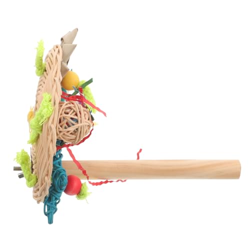 FONDOTIN Vogel Sitzstange Spielzeug Sittich Käfig Zubehör Papagei Spielzeug Set Stehen für Übung FONDOTIN Vogel Sitzstange Spielzeug Sittich Käfig Zubehör Papagei Spielzeug Set Stehen für Übung von FONDOTIN