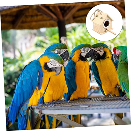 FONDOTIN Papagei Zuchtbox aus Natürlichem Kiefernholz Warmes Vogelhaus Nistkasten Aufhängen Fördert Natürliches Brutverhalten Robust und Langlebig für Kleine Vögel Wie Wellensittiche FONDOTIN Papagei Zuchtbox aus Natürlichem Kiefernholz Warmes Vogelhaus Nistkasten Aufhängen Fördert Natürliches Brutverhalten Robust und Langlebig für Kleine Vögel Wie Wellensittiche von FONDOTIN