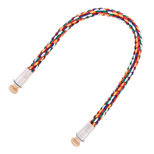 FONDOTIN Papagei Kletterseil Aus Baumwolle Robustes Spielzeug Für Vögel Aktivität Und Spielspaß Für Sittiche Und Andere Kleine Haustiere FONDOTIN Papagei Kletterseil Aus Baumwolle Robustes Spielzeug Für Vögel Aktivität Und Spielspaß Für Sittiche Und Andere Kleine Haustiere von FONDOTIN