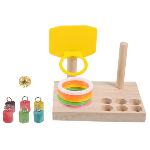FONDOTIN Holz Papageienspielzeug Vogel Trainingsspielzeug Kauspielzeug Für Papageien Vogelkäfig Zubehör Intelligenzspielzeug Für Papageien Basketball Spielzeug Werfen Ring Spielzeug FONDOTIN Holz Papageienspielzeug Vogel Trainingsspielzeug Kauspielzeug Für Papageien Vogelkäfig Zubehör Intelligenzspielzeug Für Papageien Basketball Spielzeug Werfen Ring Spielzeug von FONDOTIN