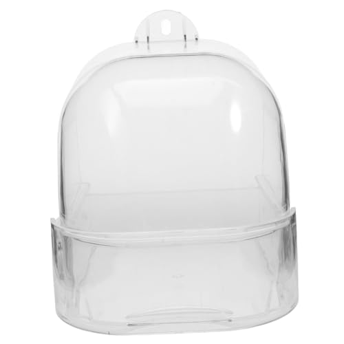 FONDOTIN Hängende Für Kleine Vögel Transparentes Vogelbad Mit Schublade Für Kanarienvögel Sittiche Und Nymphensittiche Und Langlebiges Design Für Käfige Und Haustierbedarf von FONDOTIN