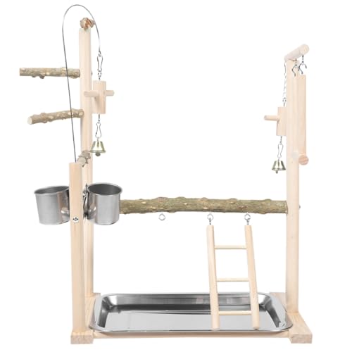 FONDOTIN Papageienständer Nymphensittich Leiter Papageienspielplatz Spielplätze Sitzstangen Stehen Die Vogel Spielplatz vogelkäfig zubehör Wellensittich Spielplatz Vogel Spielstand hölzern FONDOTIN Papageienständer Nymphensittich Leiter Papageienspielplatz Spielplätze Sitzstangen Stehen Die Vogel Spielplatz vogelkäfig zubehör Wellensittich Spielplatz Vogel Spielstand hölzern von FONDOTIN