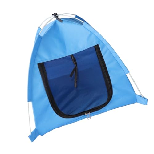 FONDOTIN Pet Outdoor Tent für Hunde Faltbares Atmungsaktives und Tragbares Haustierzelt Blau für Draußen und Drinnen Sicherer Rückzugsort für Haustier FONDOTIN Pet Outdoor Tent für Hunde Faltbares Atmungsaktives und Tragbares Haustierzelt Blau für Draußen und Drinnen Sicherer Rückzugsort für Haustier von FONDOTIN
