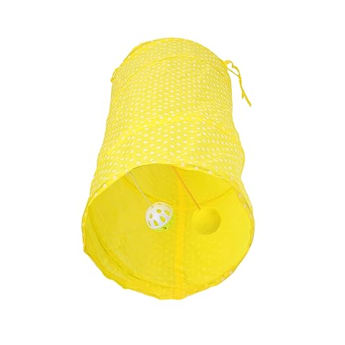 FONDOTIN Pet-Tube- Für Haustiere Frettchen Bildungsspielzeug Frühlingsspielzeug Für Katzen Vitalitätsspielzeug Kreise Zusammenklappbares Plüsch Yellow FONDOTIN Pet-Tube- Für Haustiere Frettchen Bildungsspielzeug Frühlingsspielzeug Für Katzen Vitalitätsspielzeug Kreise Zusammenklappbares Plüsch Yellow von FONDOTIN