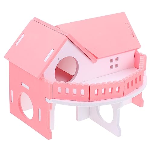 FONDOTIN Plastik Kleintierhaus Hamster Versteck Warmes Nest für Zwerghamster und Meerschweinchen Robustes Hamsterhäuschen Gemütliches Schlafversteck für Kleine Haustiere von FONDOTIN