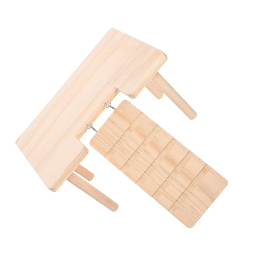 FONDOTIN Holz Hamster Käfig Plattform Chinchilla Zubehör Interaktive Spielen Spielzeug Klettern Tier Möbel FONDOTIN Holz Hamster Käfig Plattform Chinchilla Zubehör Interaktive Spielen Spielzeug Klettern Tier Möbel von FONDOTIN