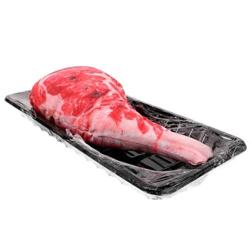 FONDOTIN Plüsch Hundespielzeug Im Steak-Design Quietschendes Kauknochen Für Kleine Und Mittelgroße Hunde Interaktives Spielzeug Für Zahnpflege Und Unterhaltung FONDOTIN Plüsch Hundespielzeug Im Steak-Design Quietschendes Kauknochen Für Kleine Und Mittelgroße Hunde Interaktives Spielzeug Für Zahnpflege Und Unterhaltung von FONDOTIN