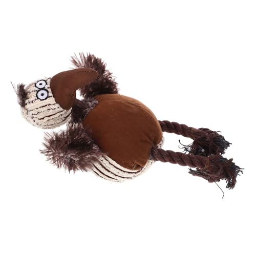 FONDOTIN Plüsch-hundespielzeug mit Quietschfunktion Cartoon Vogel Design Strapazierfähiges Stoffmaterial Moderate Härte für Welpen und Kleine Hunde Fördert Zahnpflege und Spielerische von FONDOTIN