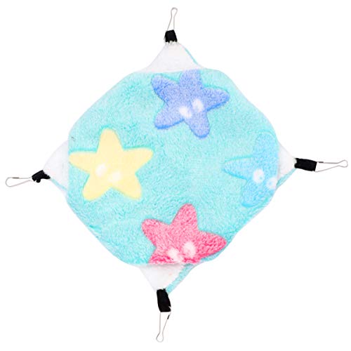 FONDOTIN Hängebett für Haustiere Doppelstöckig Plüschbett aus Metall Warmes und Gemütliches Haustierbett für Kleine Tiere von FONDOTIN