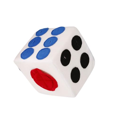 FONDOTIN Hundespielzeug Plüsch Würfel Für Training Und Schnüffelspiele Lustiges Weiches Kuscheltier Für Hunde Einfach Zu Reinigen Kreatives Design Weiß FONDOTIN Hundespielzeug Plüsch Würfel Für Training Und Schnüffelspiele Lustiges Weiches Kuscheltier Für Hunde Einfach Zu Reinigen Kreatives Design Weiß von FONDOTIN