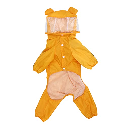 FONDOTIN Regenkleidung Regenmantel Für Haustiere Wimperntusche Stoff Mode Kleidung Regenponcho von FONDOTIN