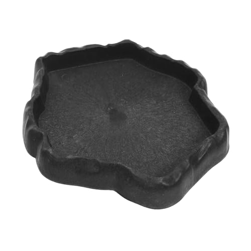 FONDOTIN Reptilien Futternapf Harz Felsen Design Stabile Wasserschale für Bartagame Schildkröte Eidechsen Terrarium Futter und Trinkschale Natürlicher Look Leicht zu Reinigen FONDOTIN Reptilien Futternapf Harz Felsen Design Stabile Wasserschale für Bartagame Schildkröte Eidechsen Terrarium Futter und Trinkschale Natürlicher Look Leicht zu Reinigen von FONDOTIN