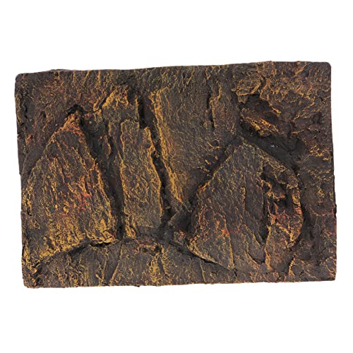 FONDOTIN Lebensechte 3D Reptilien Tank Hintergrund PU Material für Schildkrötenbecken Terrarium Dekoration Vielseitiges Zubehör von FONDOTIN