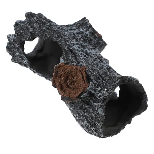 FONDOTIN Reptilien Versteck Höhle aus Widerstandsfähigem Harz Dekoratives Terrarium Zubehör für Eidechsen Spinnen Hamster Multifunktionales Unterschlupfhaus Natürlicher Lebensraum Ersatz FONDOTIN Reptilien Versteck Höhle aus Widerstandsfähigem Harz Dekoratives Terrarium Zubehör für Eidechsen Spinnen Hamster Multifunktionales Unterschlupfhaus Natürlicher Lebensraum Ersatz von FONDOTIN