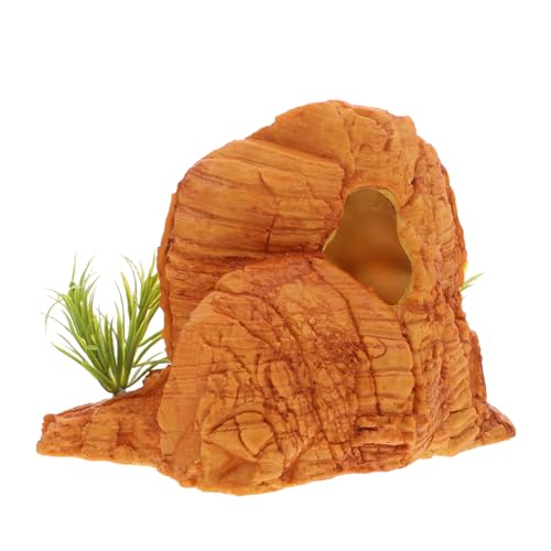FONDOTIN Reptilienversteck aus Resin Naturnahe Höhle für Schildkröten und Fische Dekorative Aquarium und Terrarien Dekoration Vielseitiges Versteck für Aquarium und Terrarium FONDOTIN Reptilienversteck aus Resin Naturnahe Höhle für Schildkröten und Fische Dekorative Aquarium und Terrarien Dekoration Vielseitiges Versteck für Aquarium und Terrarium von FONDOTIN