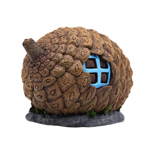 FONDOTIN Reptilienversteckhaus kunstpflanze kunstplflanze Office Decoration naturdeko Dekorationen für Aquarien Tank- entzückende Aquariendekoration entzückende Panzerverzierung Harz von FONDOTIN