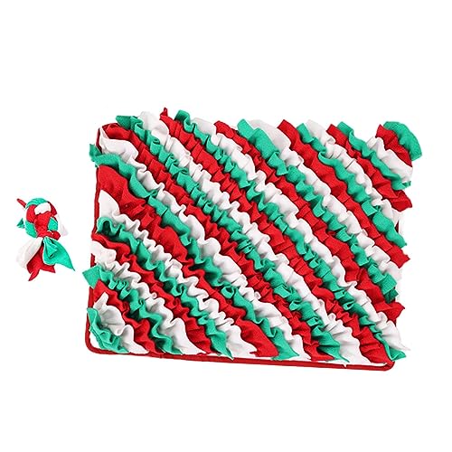 FONDOTIN Riechkissen Schnüffeldecke Für Hunde Interaktives Hundespielzeug Interaktives Welpenspielzeug Futtermatte Für Hunde Hund Lustige Spielzeuge Kauen Polyester Weihnachtskatze FONDOTIN Riechkissen Schnüffeldecke Für Hunde Interaktives Hundespielzeug Interaktives Welpenspielzeug Futtermatte Für Hunde Hund Lustige Spielzeuge Kauen Polyester Weihnachtskatze von FONDOTIN