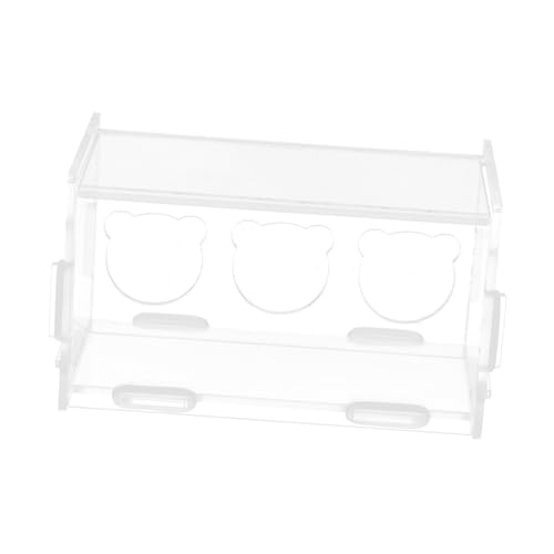 FONDOTIN Rutin Hühnerfutterspender aus Transparente Futterbox für Kleine Tiere Einfache Langlebig und Vielseitig Einsetzbar für Vögel und Andere Haustiere FONDOTIN Rutin Hühnerfutterspender aus Transparente Futterbox für Kleine Tiere Einfache Langlebig und Vielseitig Einsetzbar für Vögel und Andere Haustiere von FONDOTIN