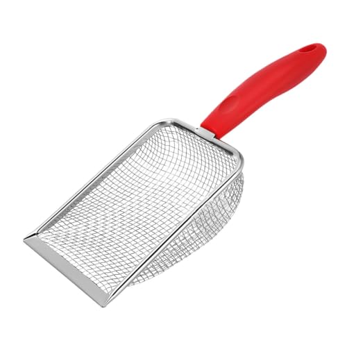 FONDOTIN Schaufel für Katzenstreu katzenklo zubehör Katzenstreu Scoop Katzenstreu Filter Katzenstreu Zubehör Katzenstreuschaufeln aus Netzgewebe Katzenkotschaufel Rostfreier Stahl rot FONDOTIN Schaufel für Katzenstreu katzenklo zubehör Katzenstreu Scoop Katzenstreu Filter Katzenstreu Zubehör Katzenstreuschaufeln aus Netzgewebe Katzenkotschaufel Rostfreier Stahl rot von FONDOTIN
